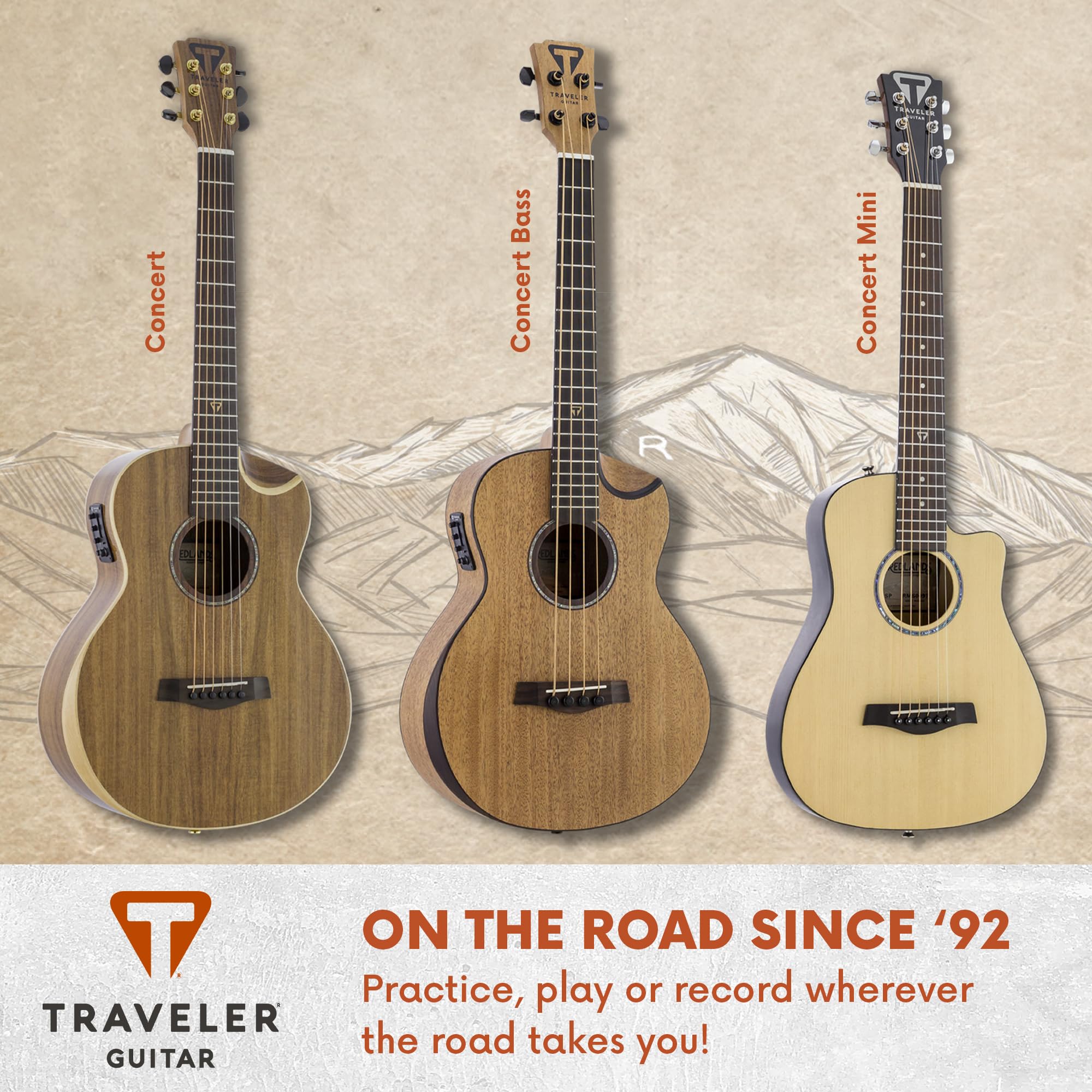 Amazon.com: Traveler Guitar 6 String Acoustic-Electric Guitar